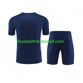 Italien Kinder Dunkelblau Trainingsshirts 2023-2024